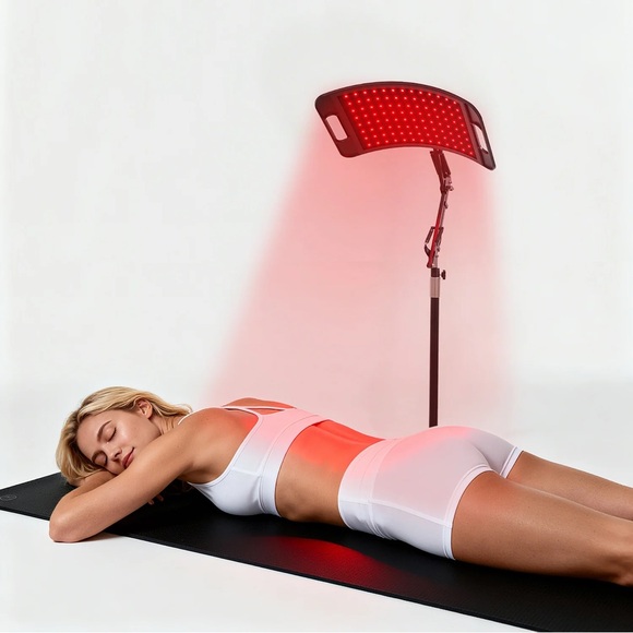 Red Light Therapy Lamp Panel for Face and Body Infrared Light with Stand - Picture 4 of 5